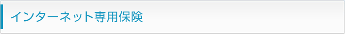 インターネット専用保険